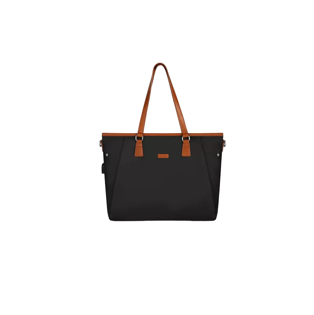 Bolsa Para Laptop 15.6 Elegante Tote Casual De Mujer De Moda Negro