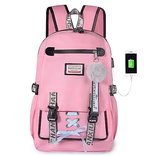 Foto 2 pulgar | Mochila Escolar Hanxiucao 20-35 L Poliéster - Venta Internacional