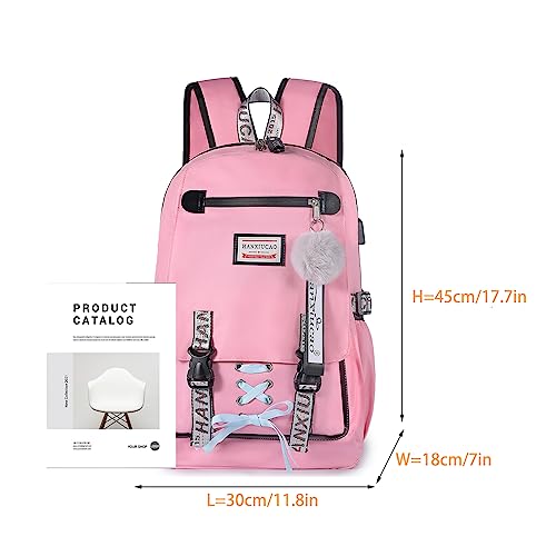 Foto 3 pulgar | Mochila Escolar Hanxiucao 20-35 L Poliéster - Venta Internacional