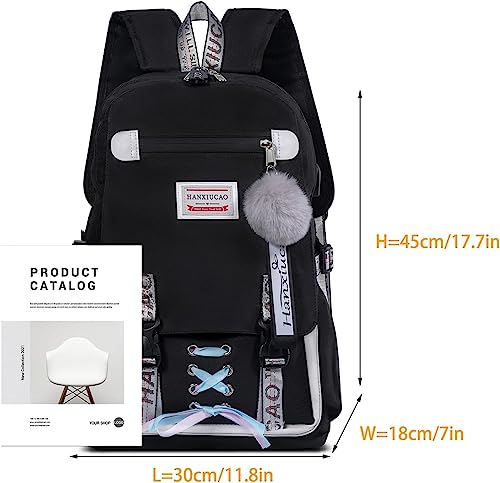 Foto 3 | Mochila Escolar Hanxiucao 20-35 L Poliéster - Venta Internacional