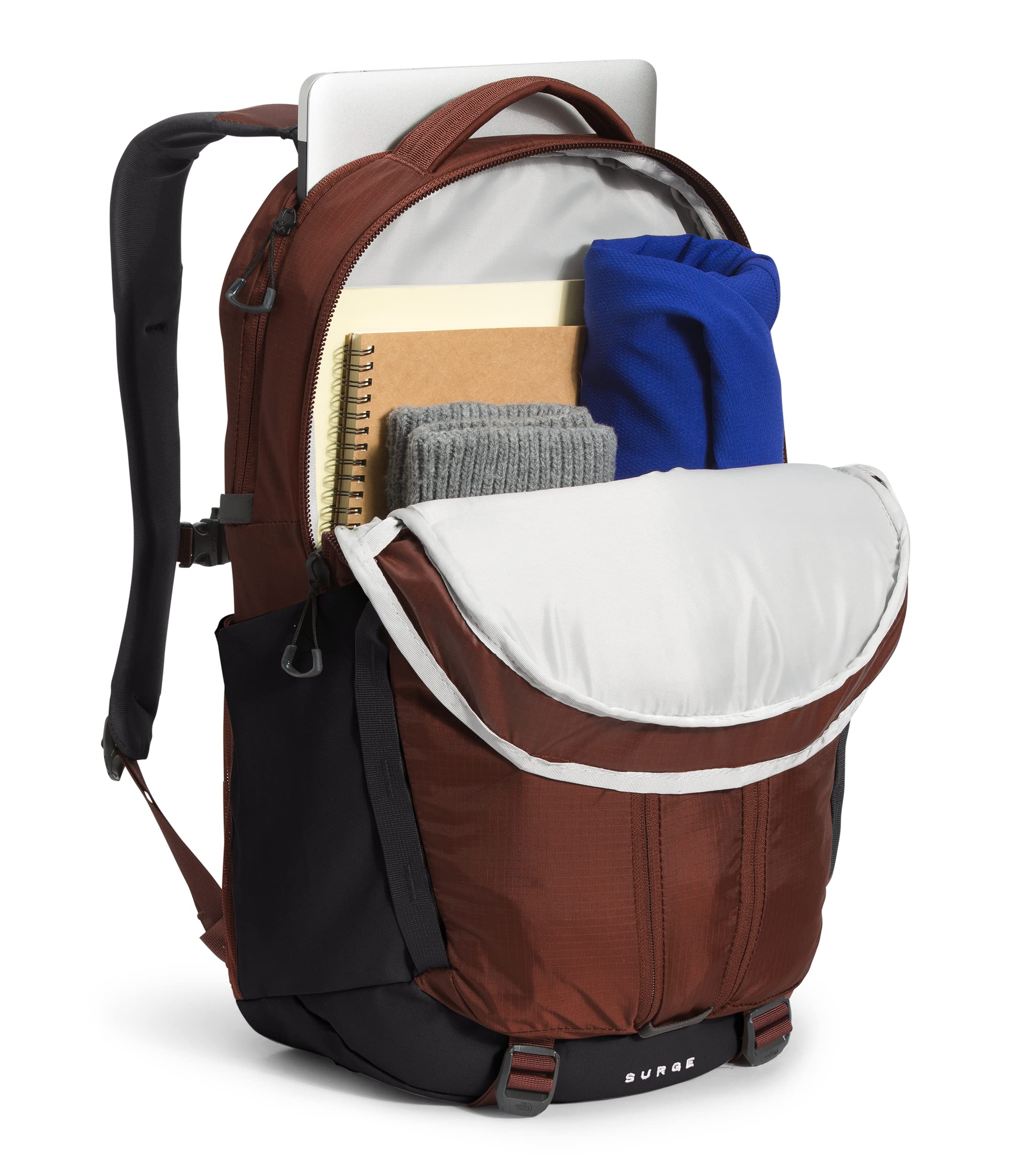 Foto 5 pulgar | Mochila The North Face Surge Commuter Roble Oscuro/tnf Black - Venta Internacional.