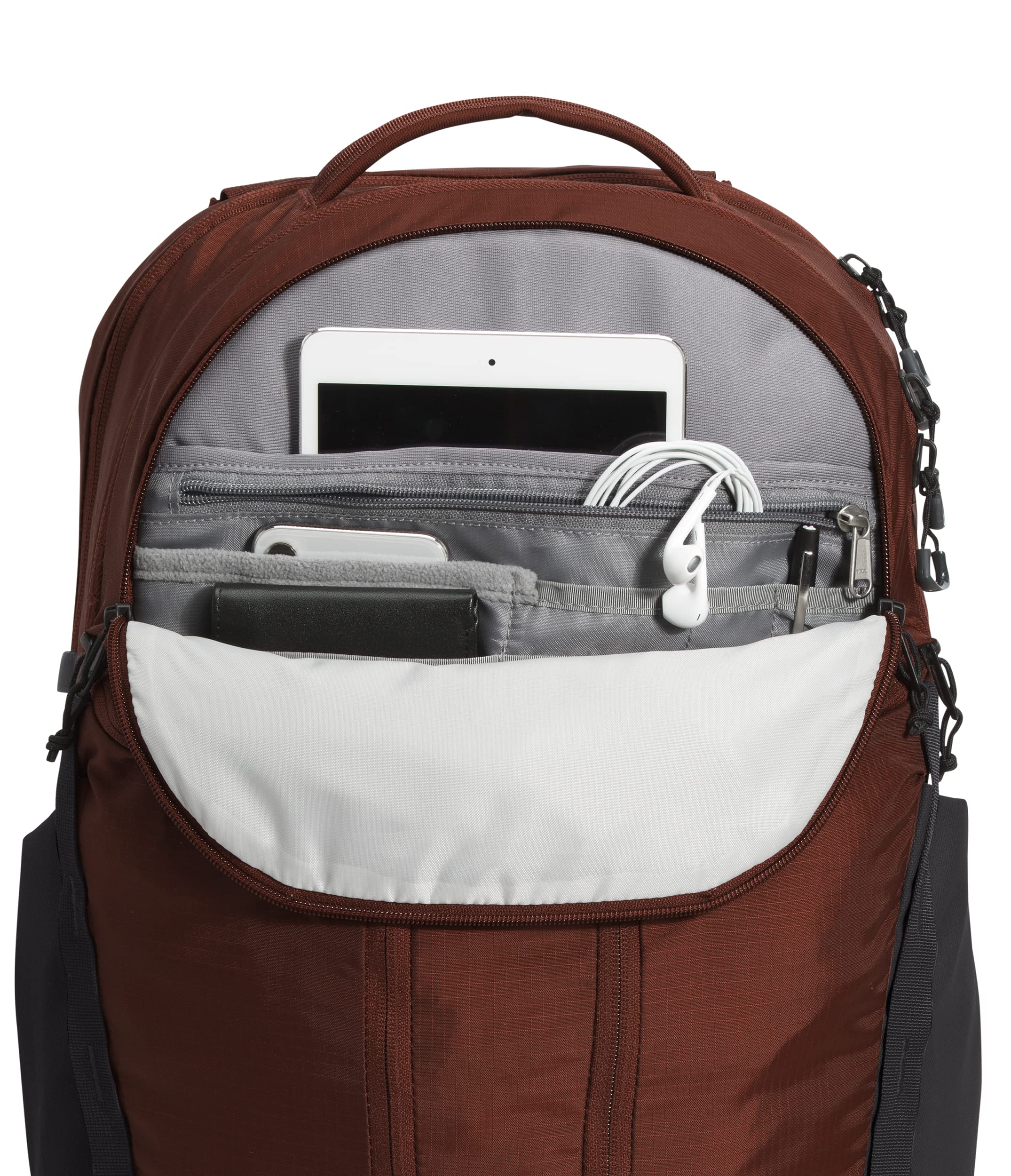 Foto 6 pulgar | Mochila The North Face Surge Commuter Roble Oscuro/tnf Black - Venta Internacional.