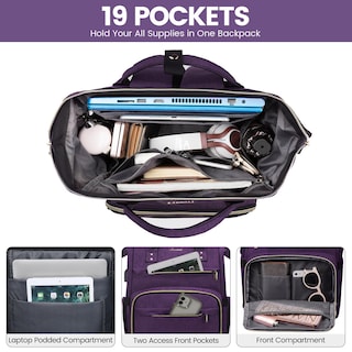 Foto 3 | Mochila Lovekook para Laptop de 15.6"-Venta Internacional