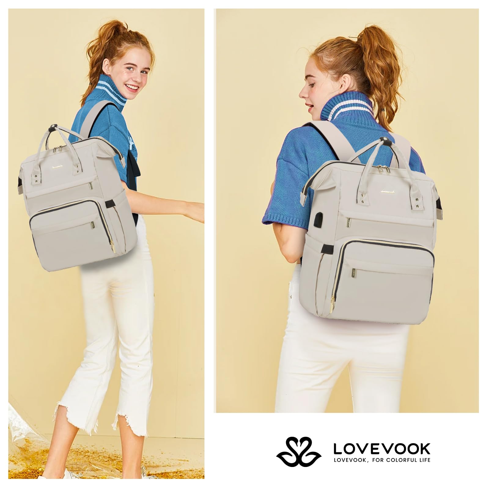 Foto 7 | Mochila Lovekook para Laptop de 15.6"-Venta Internacional