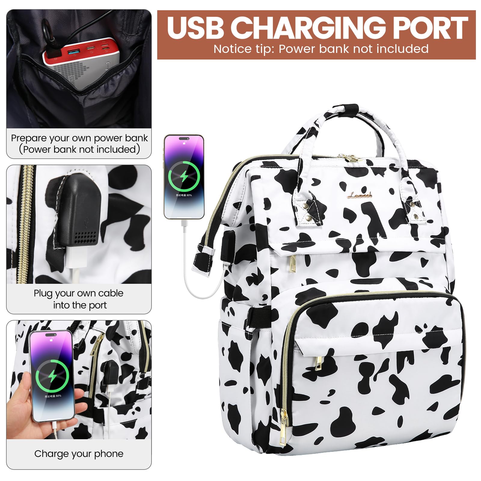 Foto 5 pulgar | Mochila Lovevook  para Laptop de 15.6"-Venta Internacional