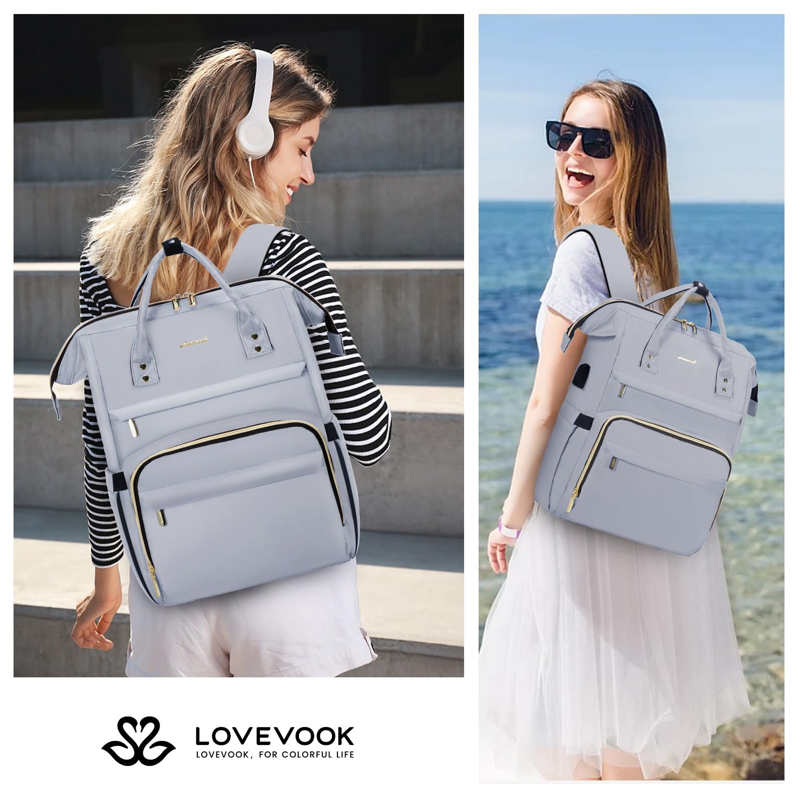 Foto 7 pulgar | Mochila Lovekook para Laptop de 15.6"-Venta Internacional