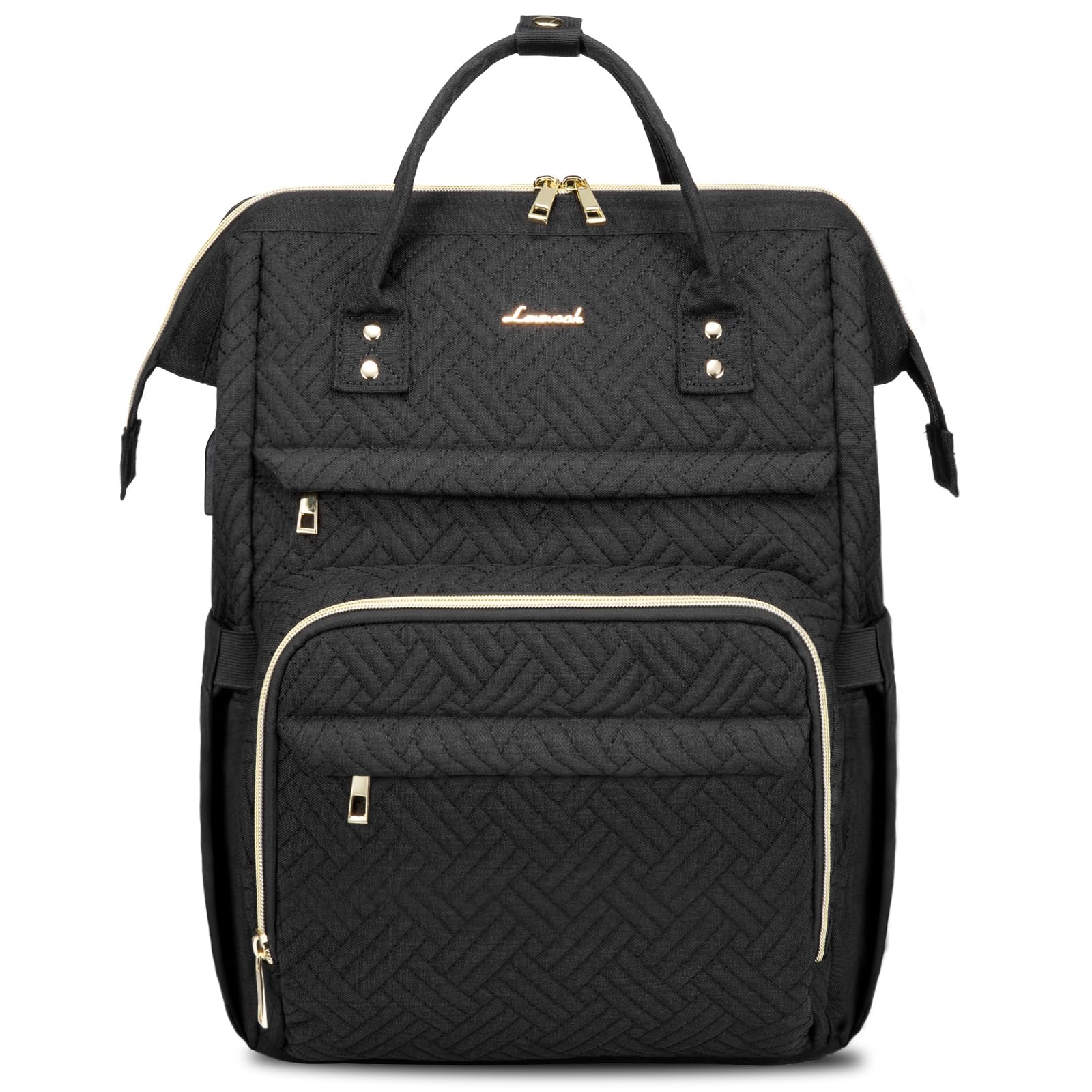 Foto 7 | Mochila Lovevook Negra para Laptop de 15.6"-Venta Internacional