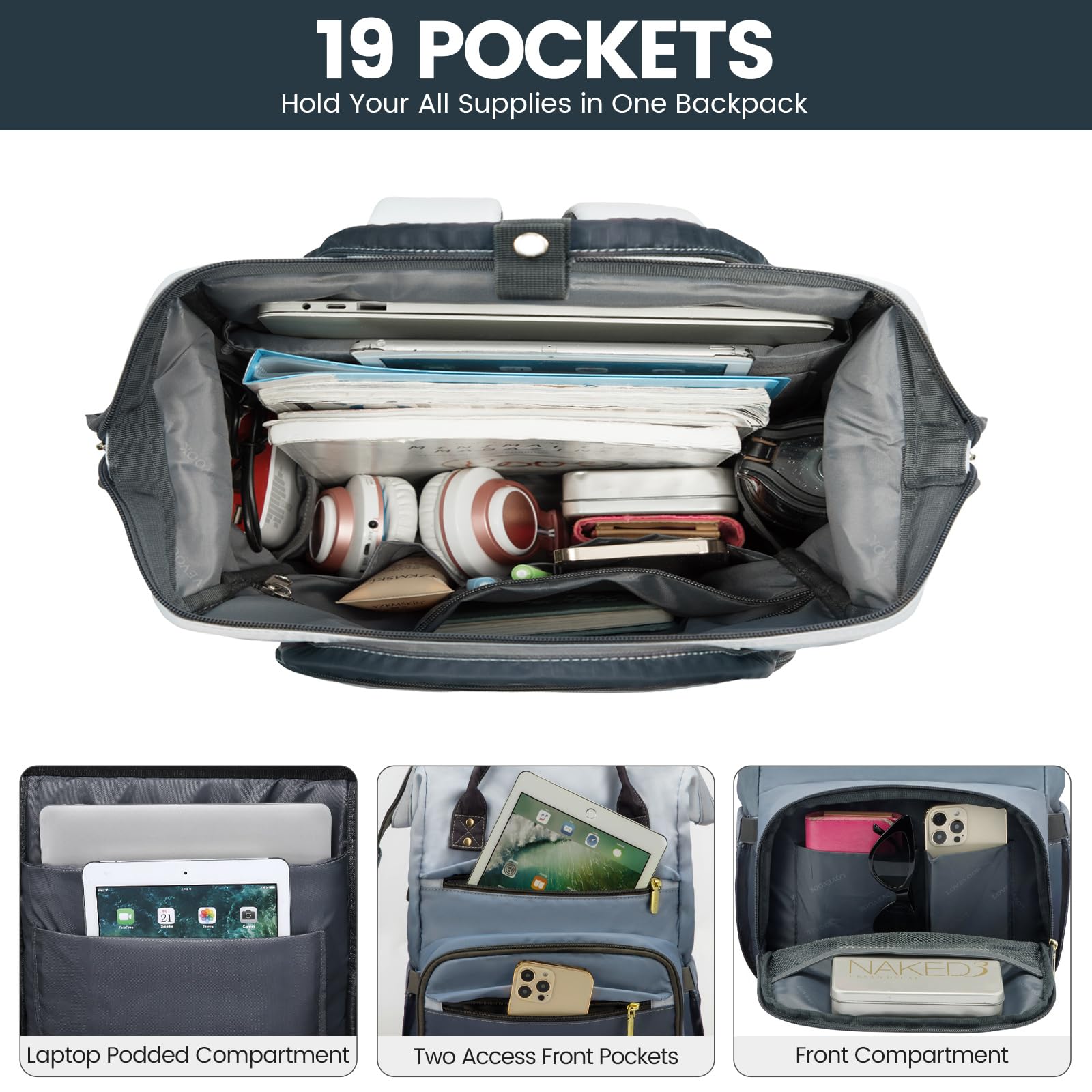 Foto 3 pulgar | Mochila Lovevook  para Laptop de 15.6"-Venta Internacional