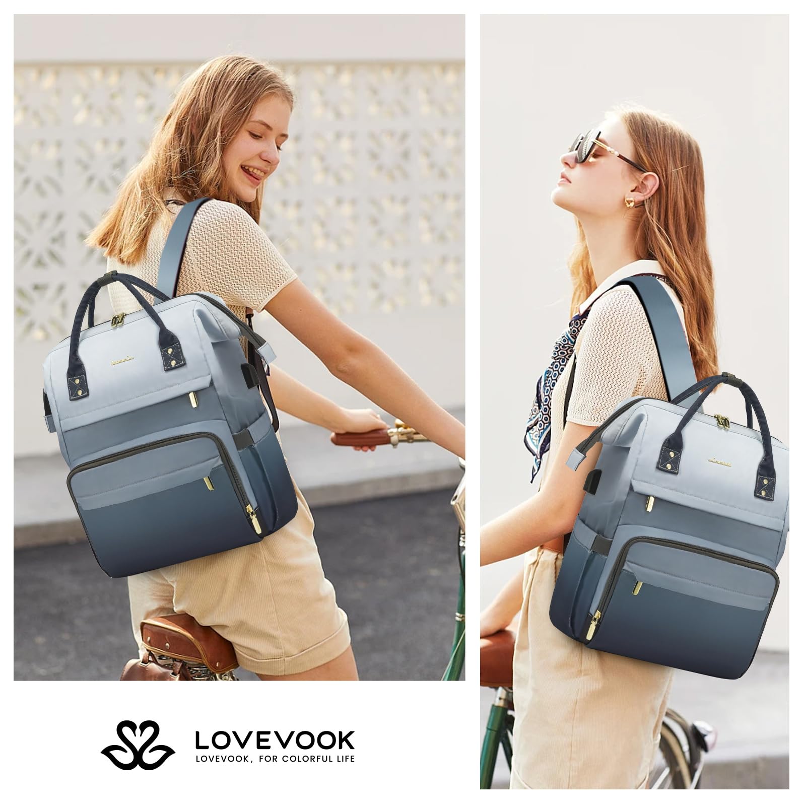 Foto 7 pulgar | Mochila Lovevook  para Laptop de 15.6"-Venta Internacional