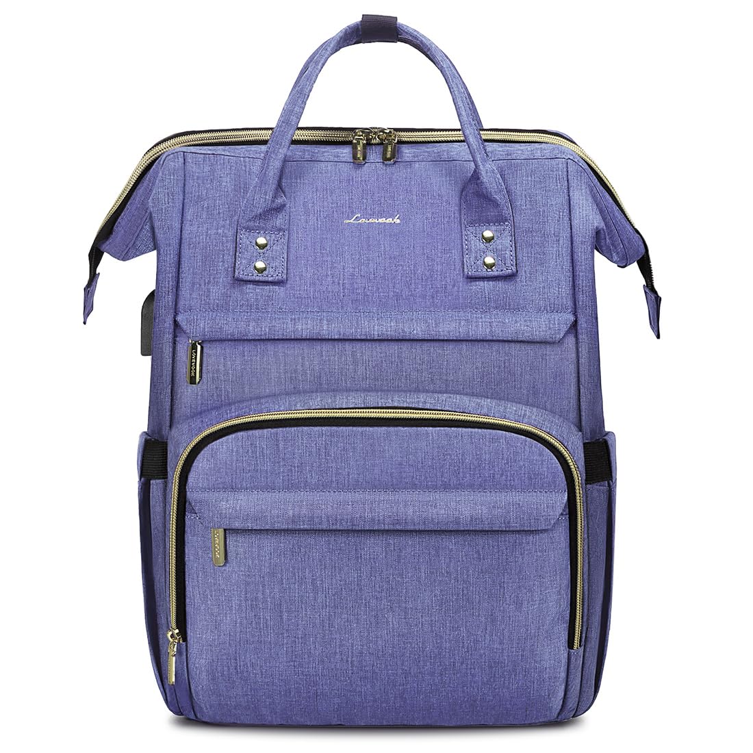 Mochila Para Portátil Lovevook Para Mujer, 15.6 Pulgadas, Impermeable, Azul Violeta - Venta Internacional.