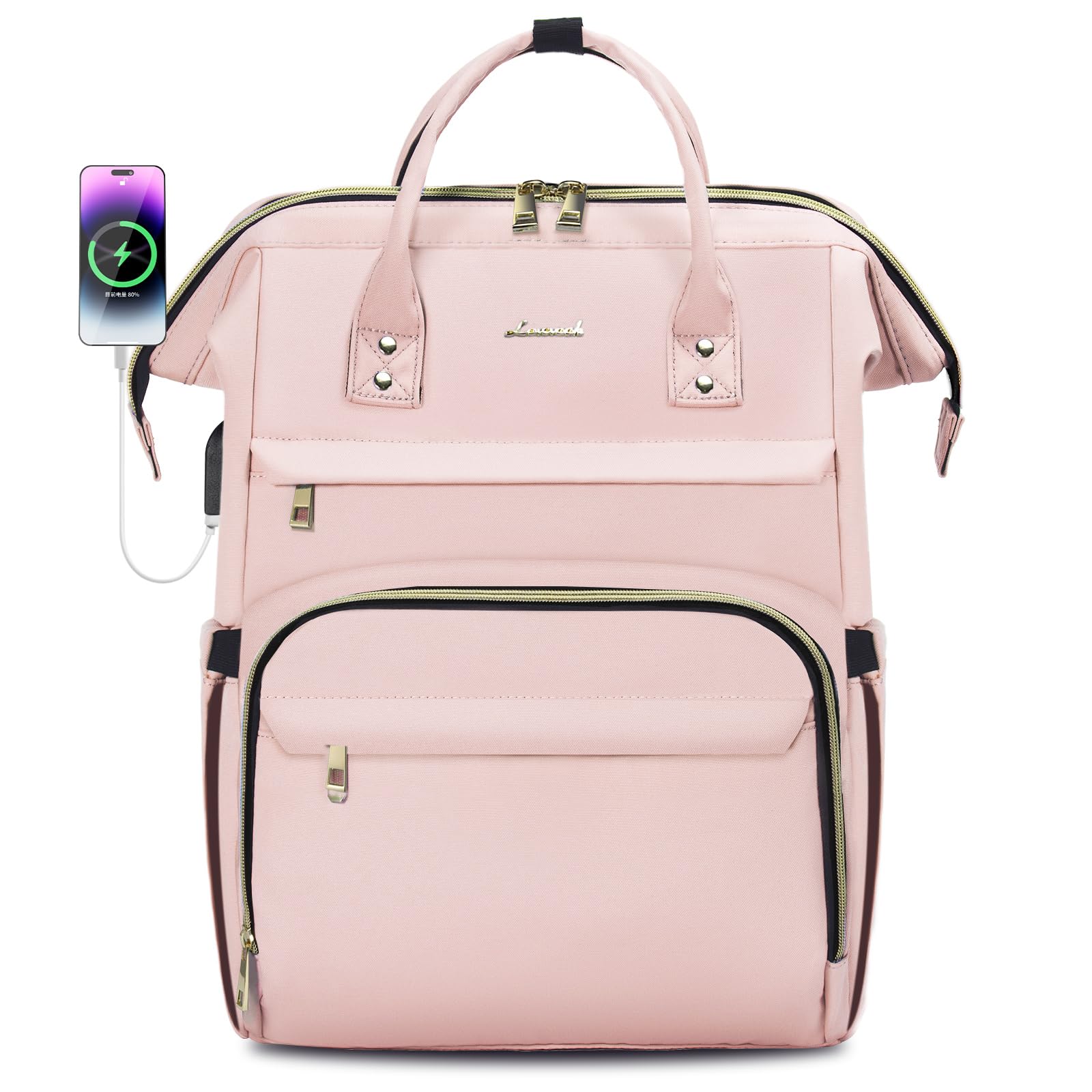 Foto 2 pulgar | Mochila Lovekook Rosa para Laptop de 15.6"-Venta Internacional