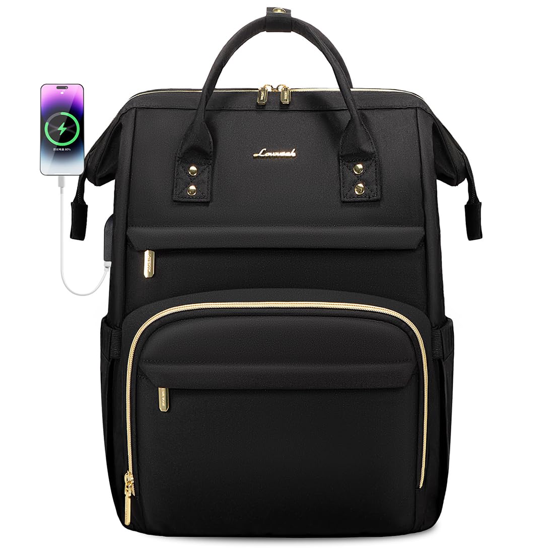 Mochila Lovevook Negra para Laptop de 15.6"-Venta Internacional