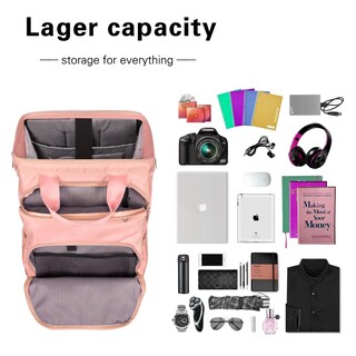 Foto 5 | Mochila Hap Tim de Viaje 7651-PK Rosa - Venta Internacional