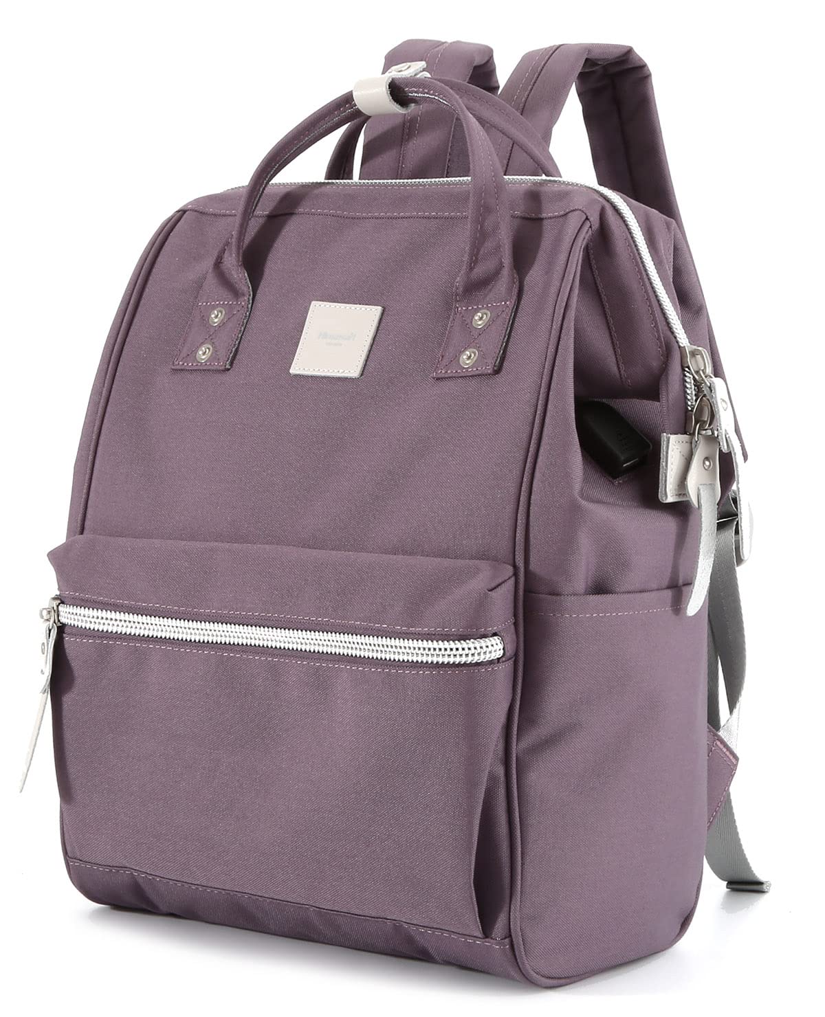 Foto 3 pulgar | Mochila Himawari 1881 Violeta de Lona Impermeable con Puerto USB 18 L - Venta Internacional