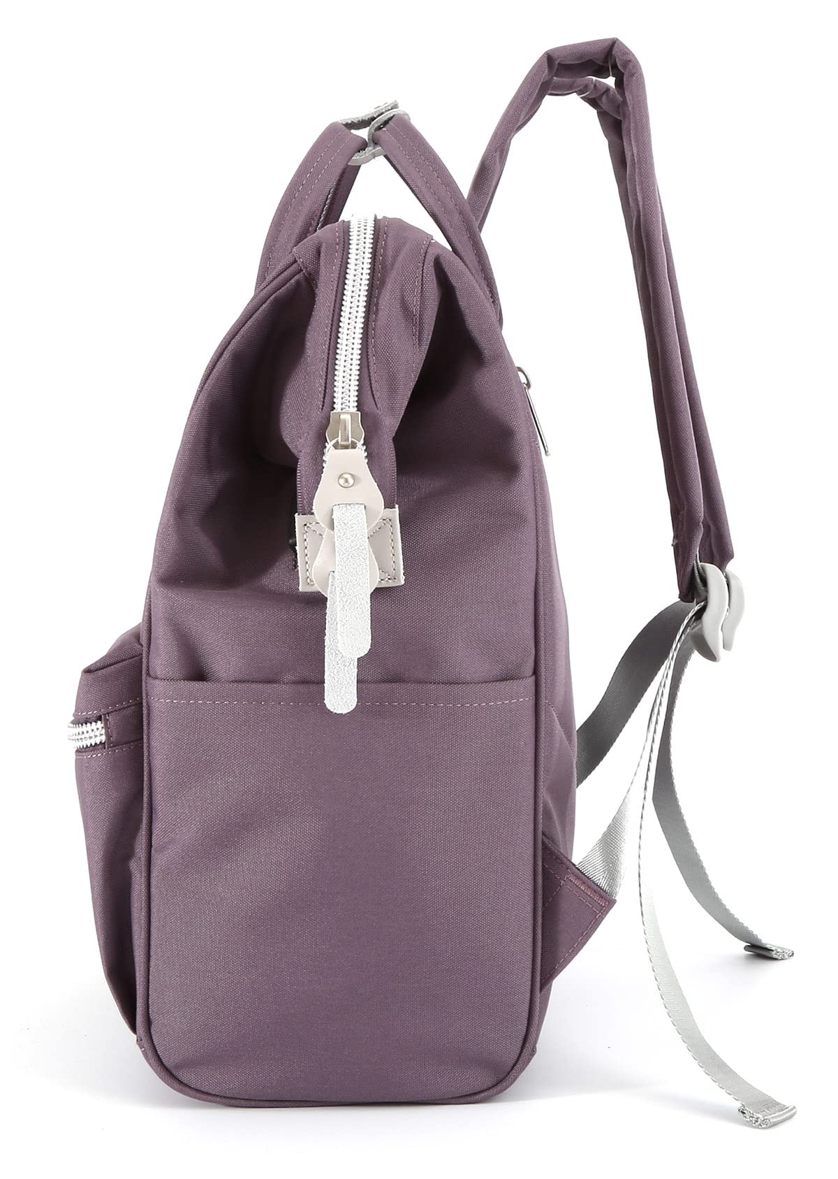 Foto 5 pulgar | Mochila Himawari 1881 Violeta de Lona Impermeable con Puerto USB 18 L - Venta Internacional