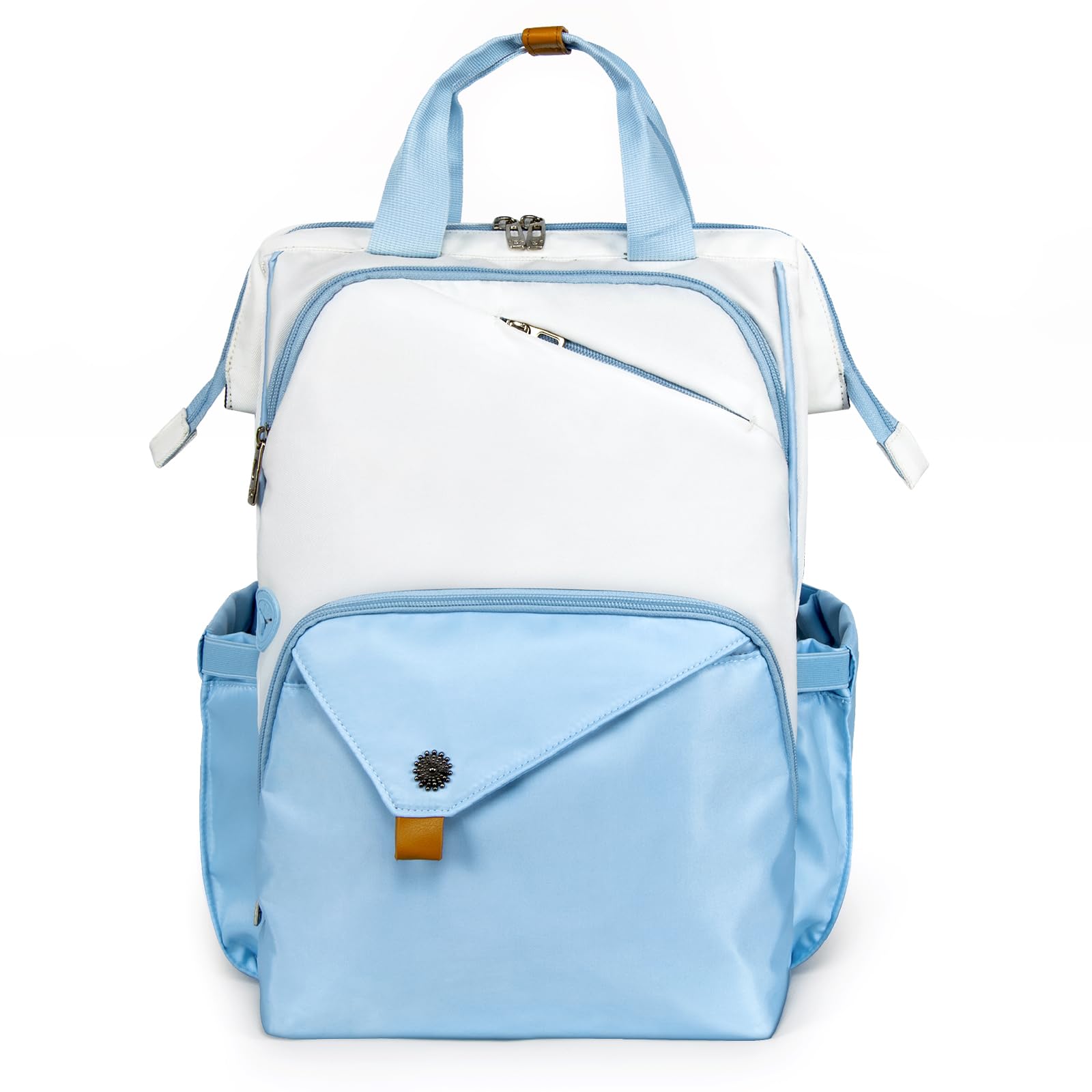 Foto 2 pulgar | Mochila de Viaje Hap Tim Carry On Flight Approved Blanco Y Azul - Venta Internacional