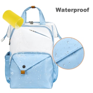 Foto 5 | Mochila de Viaje Hap Tim Carry On Flight Approved Blanco Y Azul - Venta Internacional