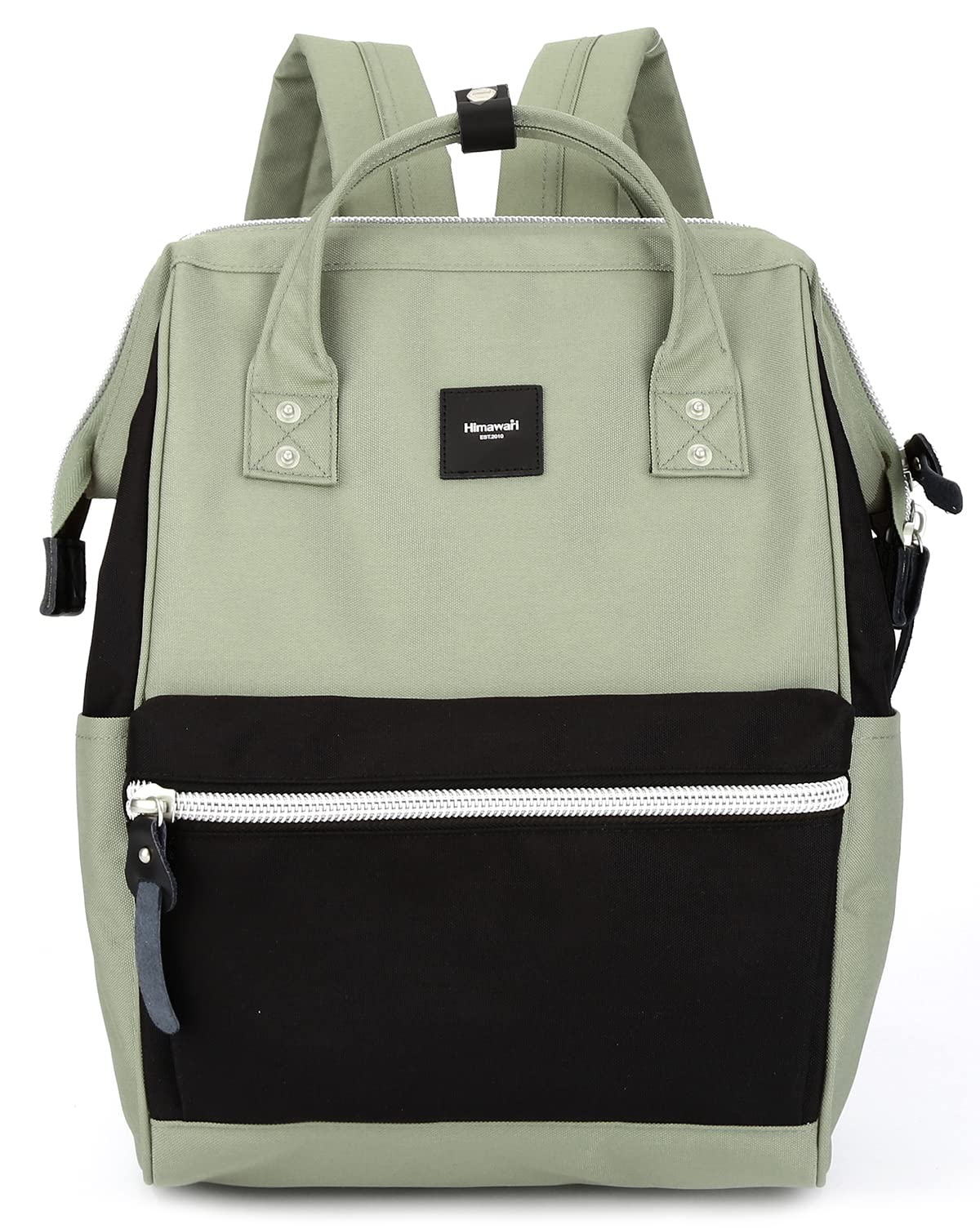 Foto 1 | Mochila para Portátil Himawari 1881 Verde Oliva con Negro Impermeable 18 L - Venta Internacional