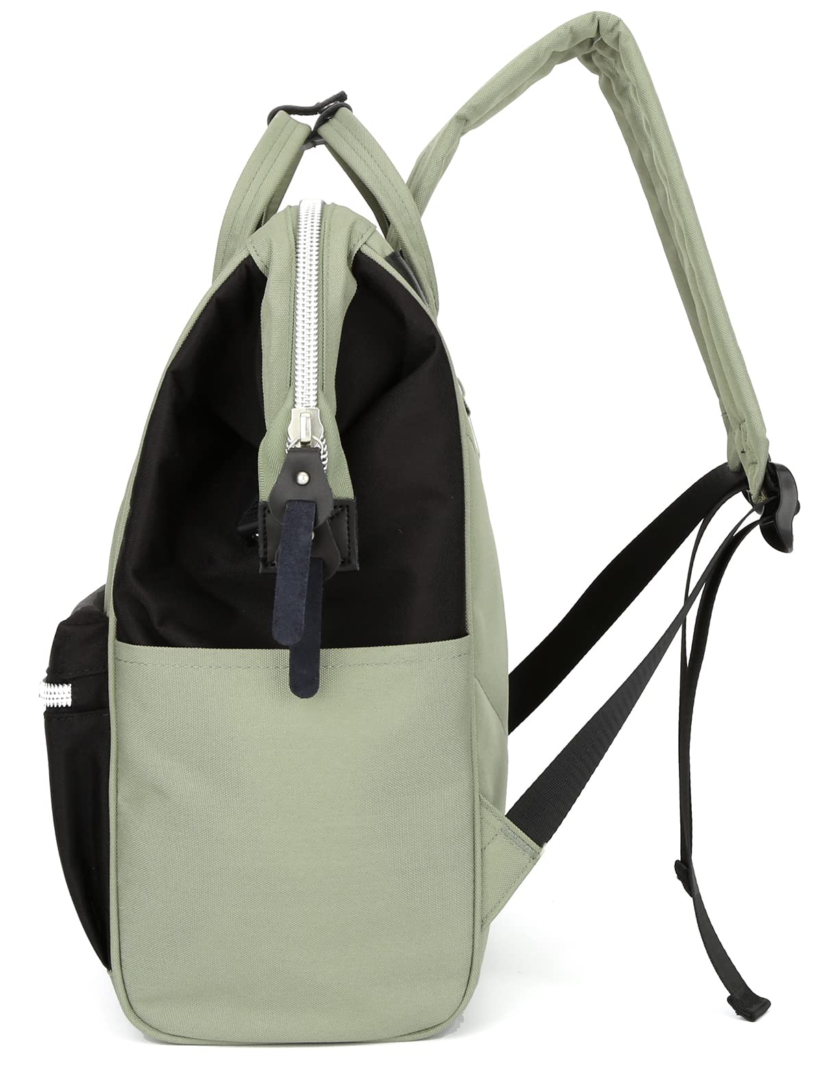 Foto 3 | Mochila para Portátil Himawari 1881 Verde Oliva con Negro Impermeable 18 L - Venta Internacional