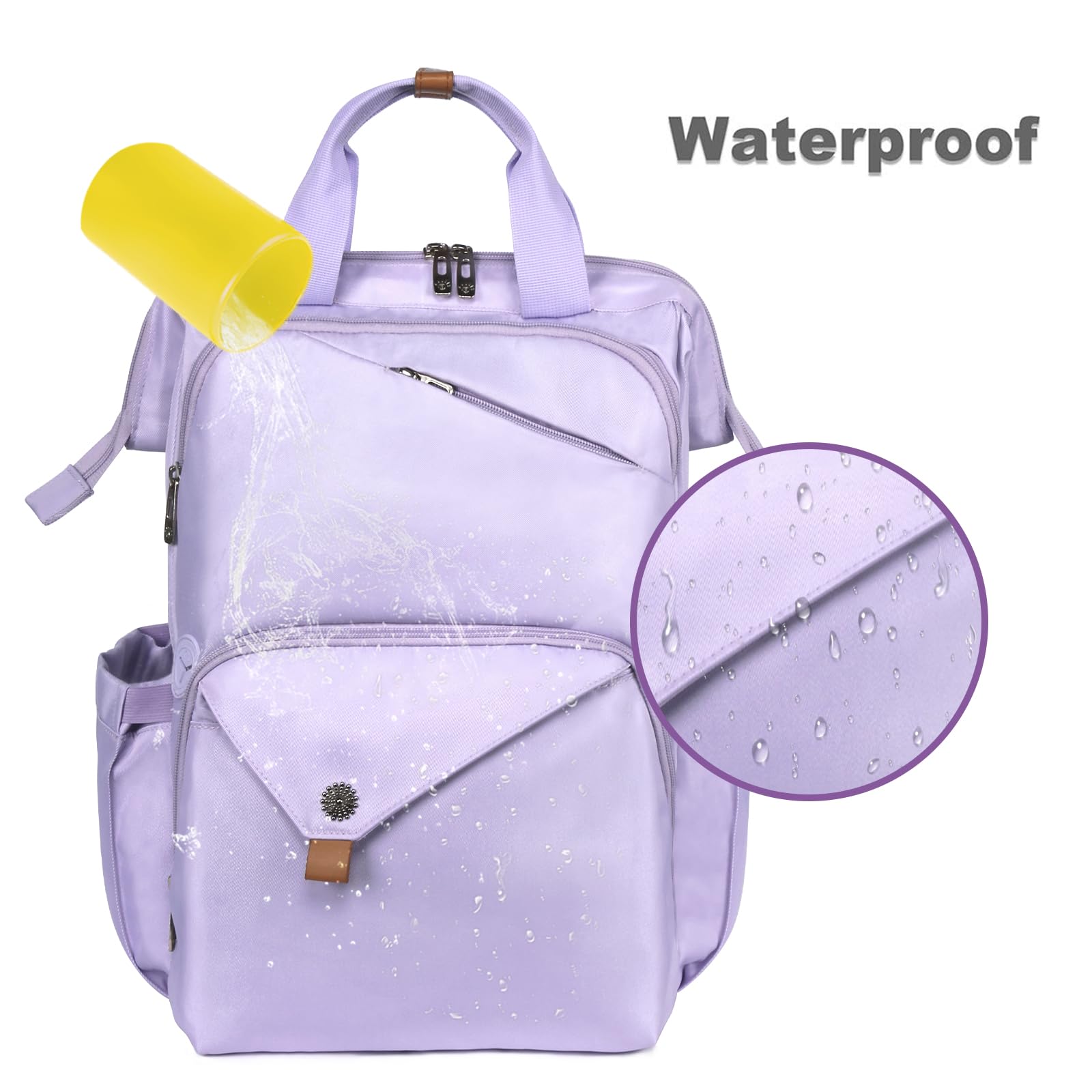 Foto 6 pulgar | Mochila Hap Tim para Portátil Morado - Venta Internacional