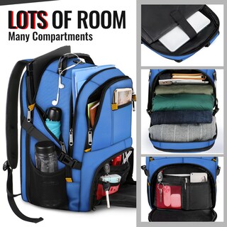 Foto 2 | Mochila Yorepek para Laptop de 17"-Venta Internacional
