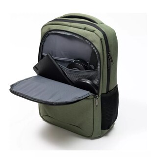 Foto 2 | Mochila Para Laptop 15.6 - 17 Amplia Y Resistente Trova Perfect Choice, Verde