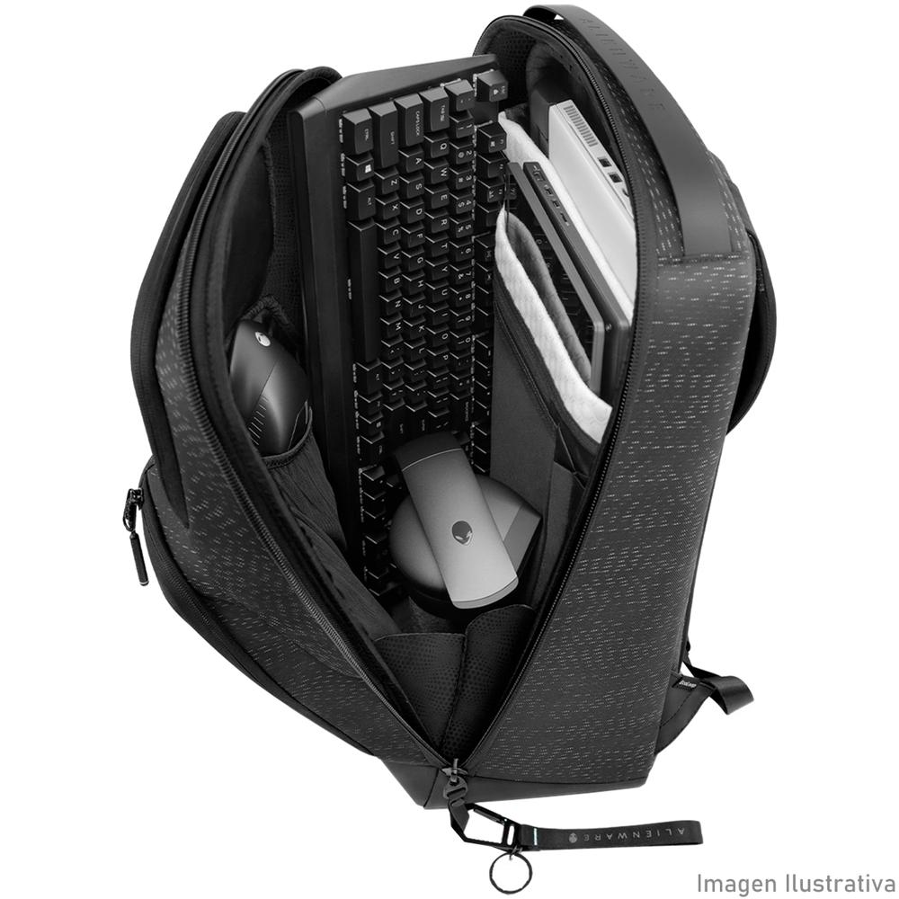 Foto 4 pulgar | Mochila Gamer Alienware Utility Horizon Hasta 17'' Galaxy Negro 460-bdgf