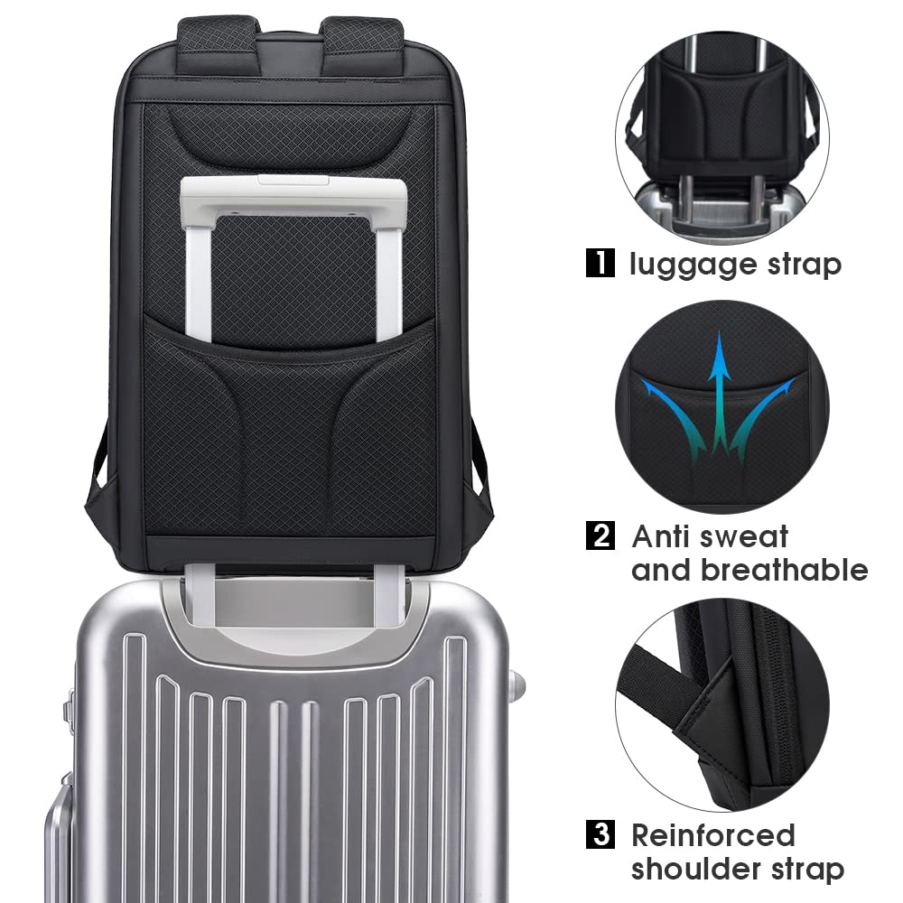 Foto 6 pulgar | Mochila Bange Business Smart Impermeable Para Portátil De 15,6 Pulgadas - Venta Internacional.