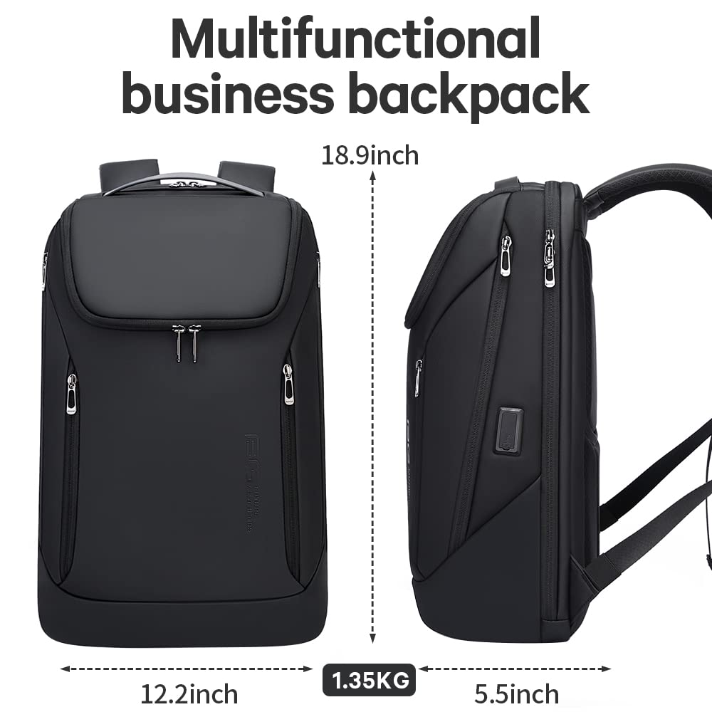 Foto 7 pulgar | Mochila Bange Business Smart Impermeable Para Portátil De 15,6 Pulgadas - Venta Internacional.