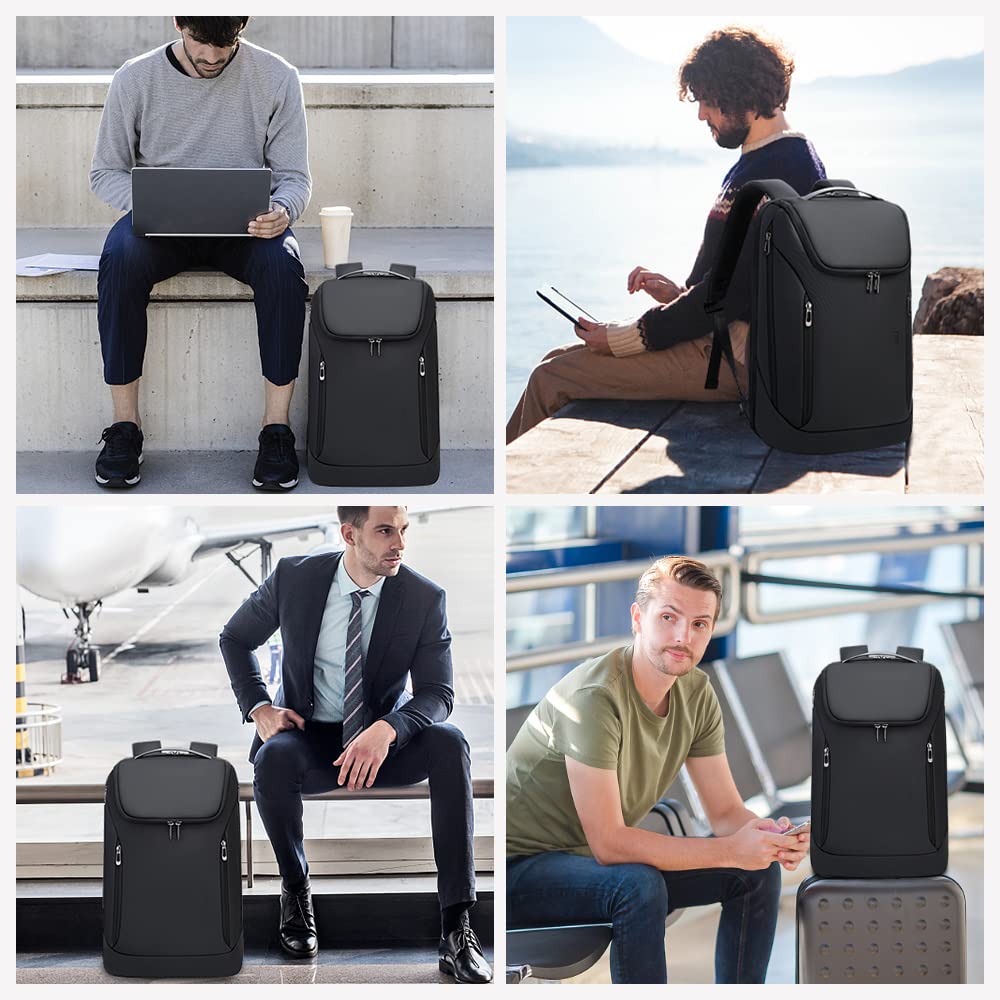 Foto 8 pulgar | Mochila Bange Business Smart Impermeable Para Portátil De 15,6 Pulgadas - Venta Internacional.
