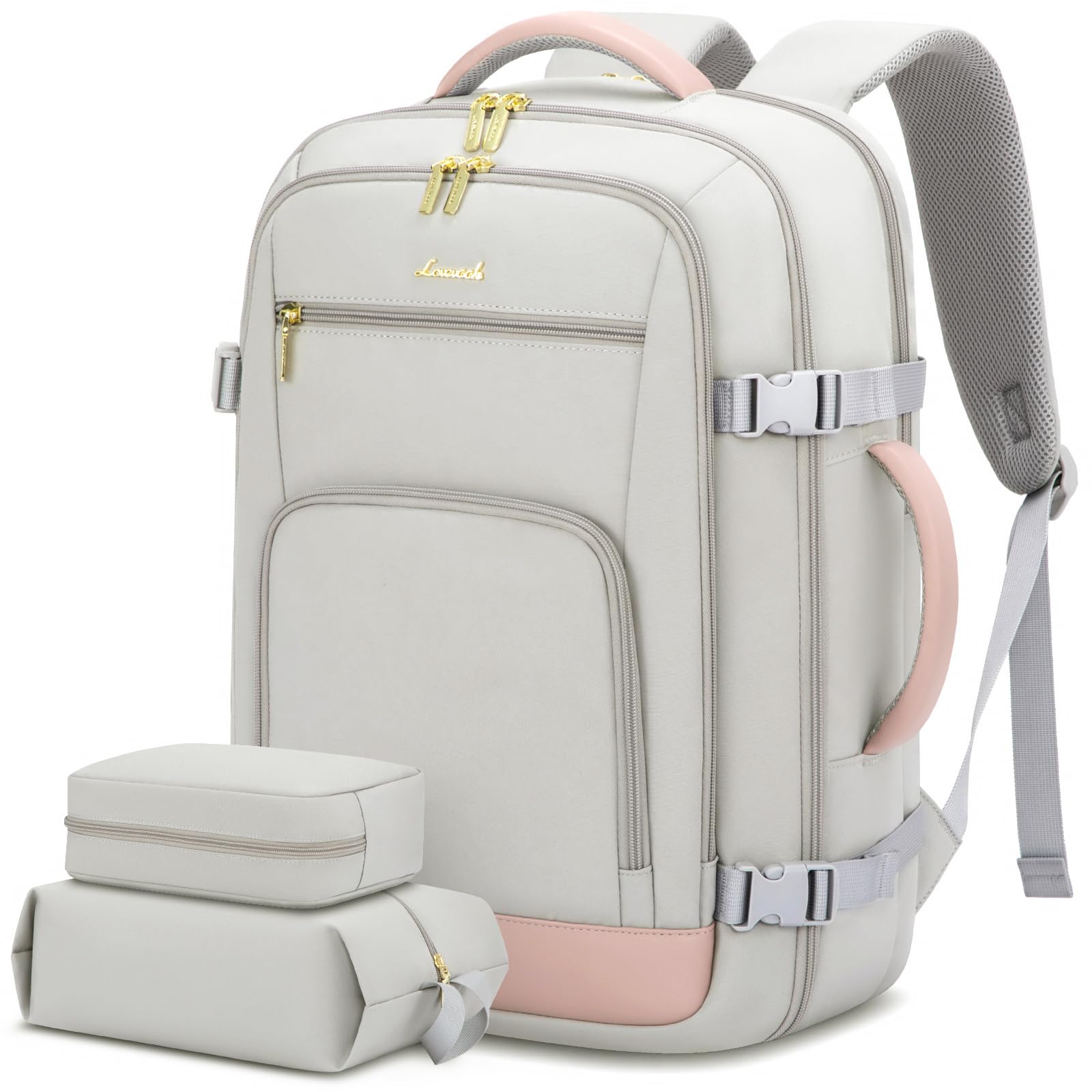 Mochila De Viaje Lovevook De 40 Litros Para Mujer Con Compartimento Para Portátil De 17 Pulgadas - Venta Internacional.