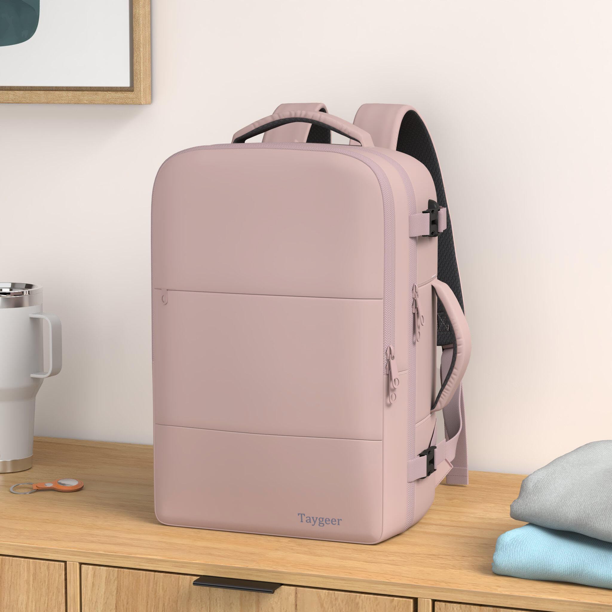 Foto 2 | Mochila De Viaje Taygeer Para Mujer Con Compartimento Para Portátil De 17,3'' - Venta Internacional.