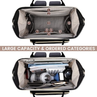 Foto 2 | Mochila para Portátil Lovevook Negro para Mujer - Venta Internacional