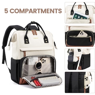 Foto 3 | Mochila para Portátil Lovevook Negro para Mujer - Venta Internacional