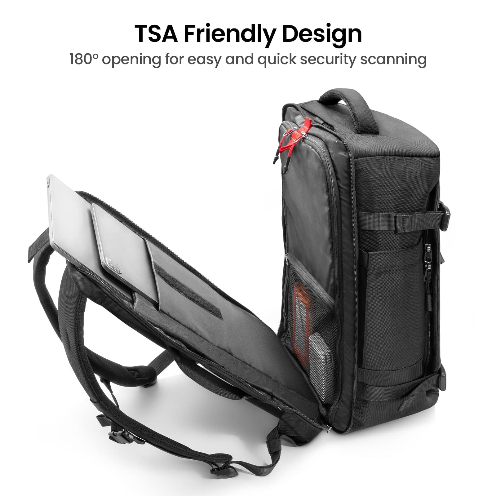 Foto 4 pulgar | Mochila Tomtoc Travel De 40 Litros Con Compartimento Para Portátil De 17,3 Pulgadas - Venta Internacional.