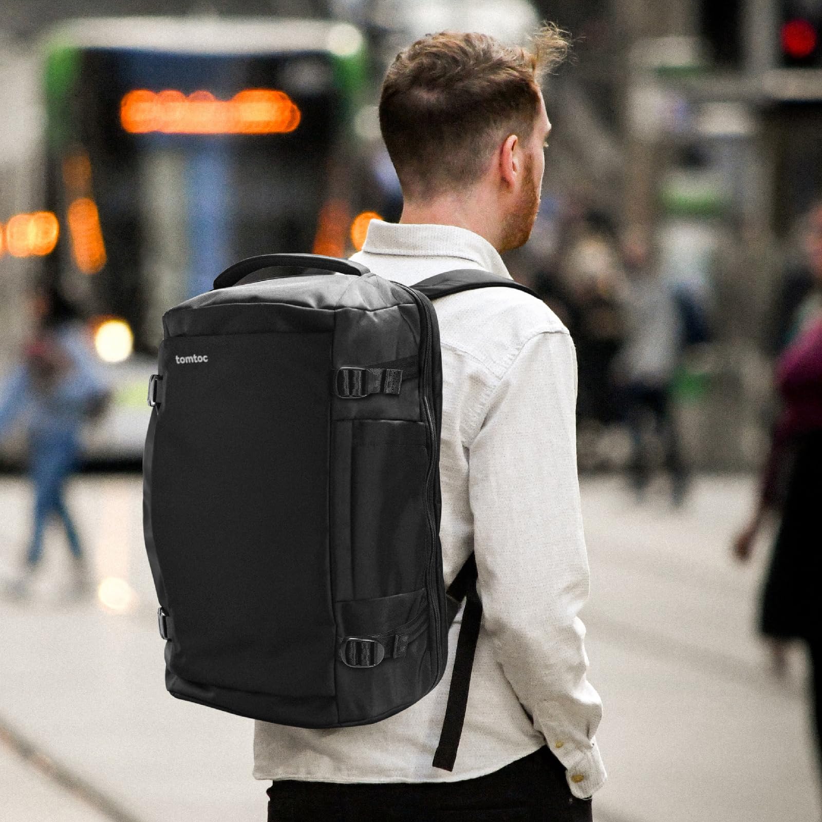 Foto 8 pulgar | Mochila Tomtoc Travel De 40 Litros Con Compartimento Para Portátil De 17,3 Pulgadas - Venta Internacional.