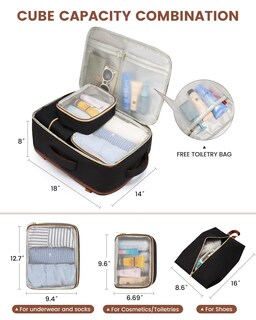 Foto 5 | Mochila de Viaje Lovevook con Compartimento para Portátil 17" para Mujer - Venta Internacional