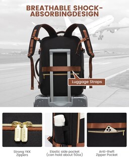 Foto 6 | Mochila de Viaje Lovevook con Compartimento para Portátil 17" para Mujer - Venta Internacional