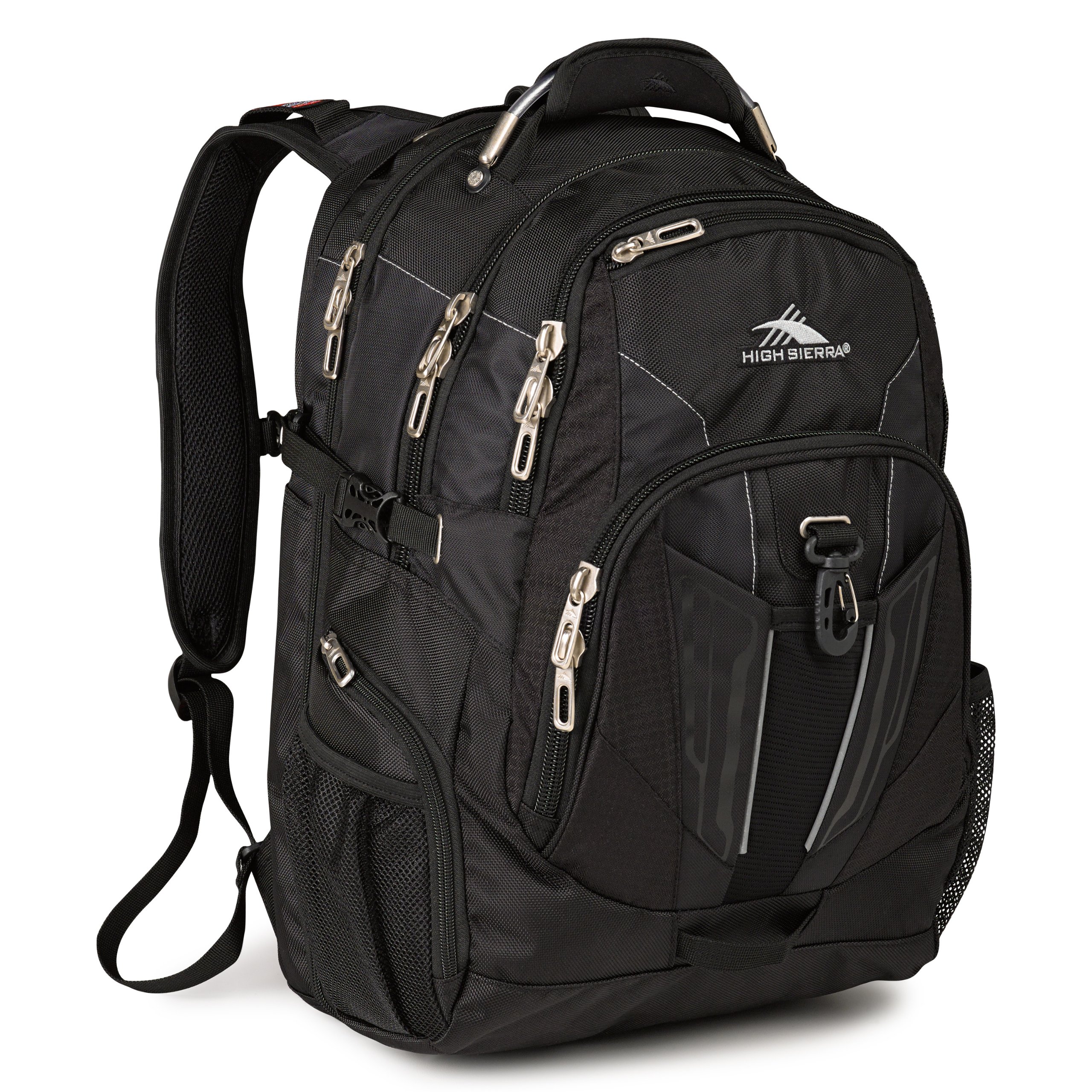 Mochila High Sierra Xbt Tsa Para Portátil De 43 Cm, Color Negro - Venta Internacional.