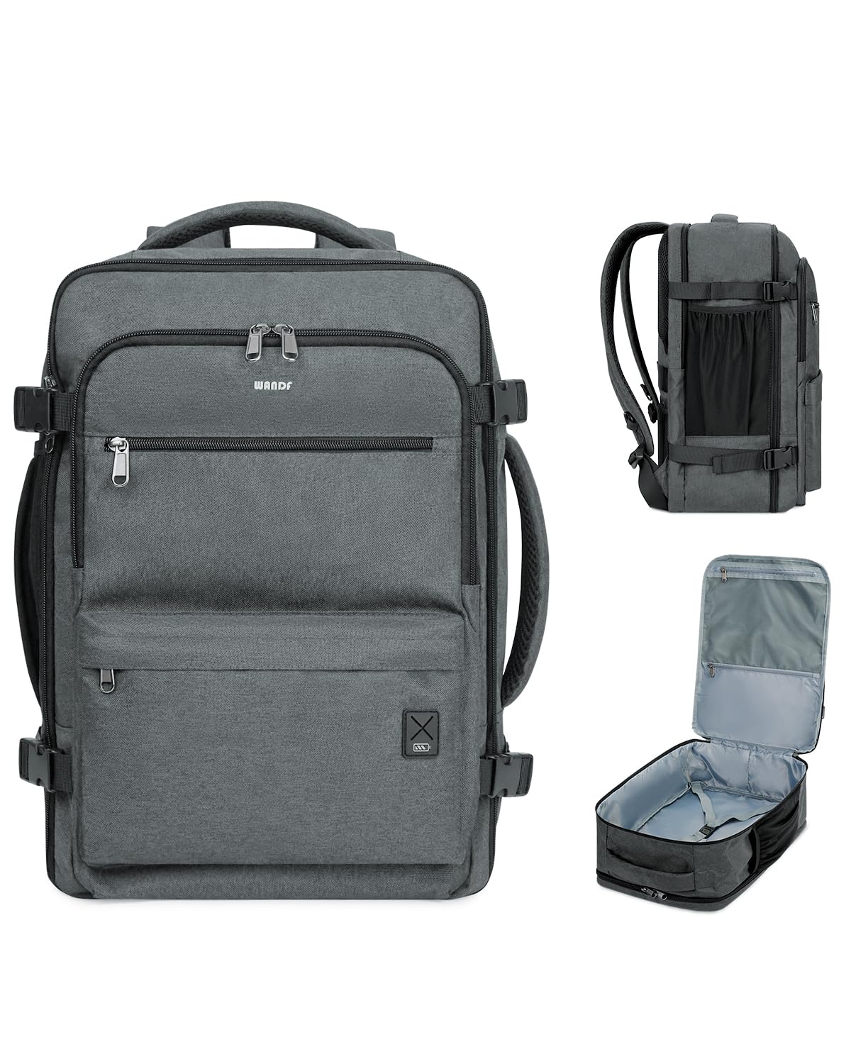 Mochila Wandf Travel De 32 Litros Para Spirit Airlines Con Bolsillo Húmedo - Venta Internacional.