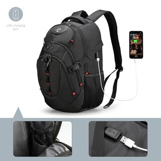 Foto 3 | Mochila Swissdigital Design Vector para Portátil de 15,6" - Venta Internacional