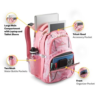 Foto 4 | Mochila High Sierra Swerve para Portátil Negra - Venta Internacional
