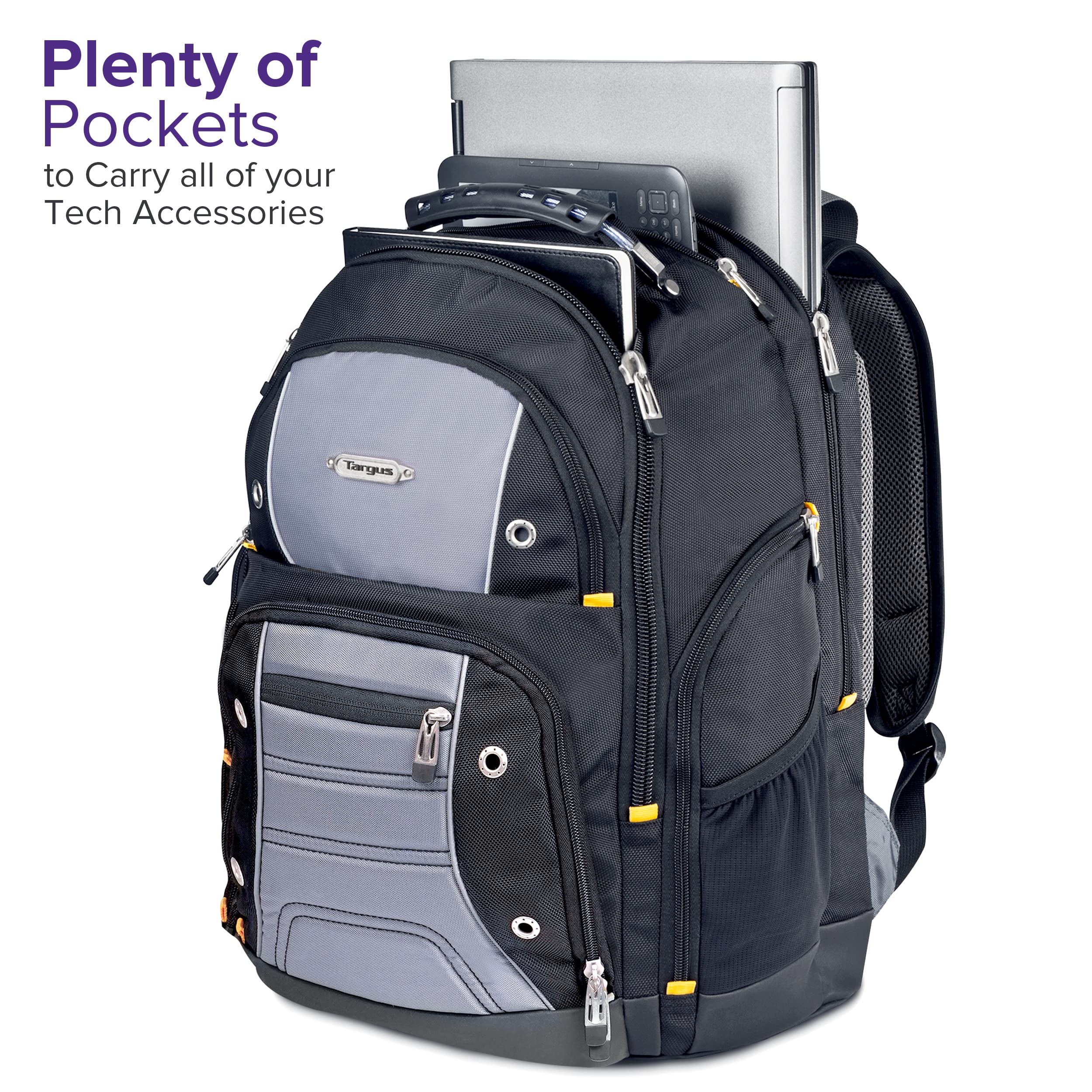 Foto 6 pulgar | Mochila Targus Drifter II Negro/Gris para Hombre - Venta Internacional