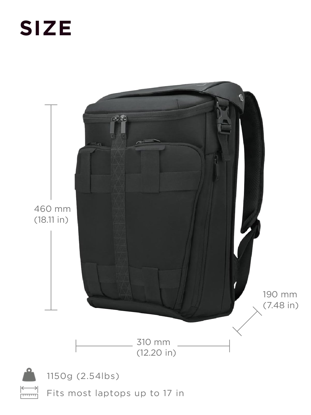 Foto 8 pulgar | Mochila Lenovo para Laptop de 17"-Venta Internacional