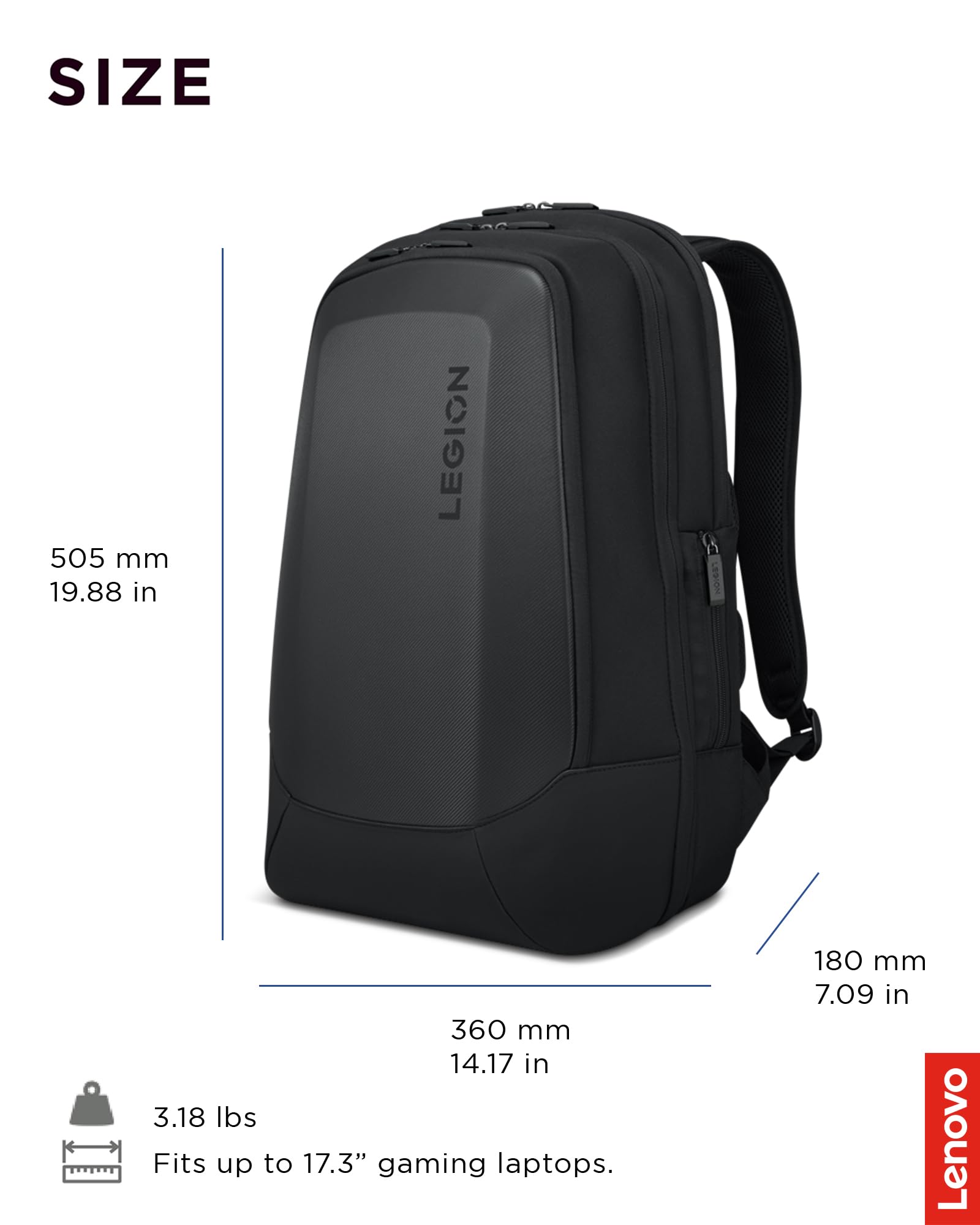 Foto 4 pulgar | Mochila Lenovo Legion Armored Portátil 17'' - Venta Internacional
