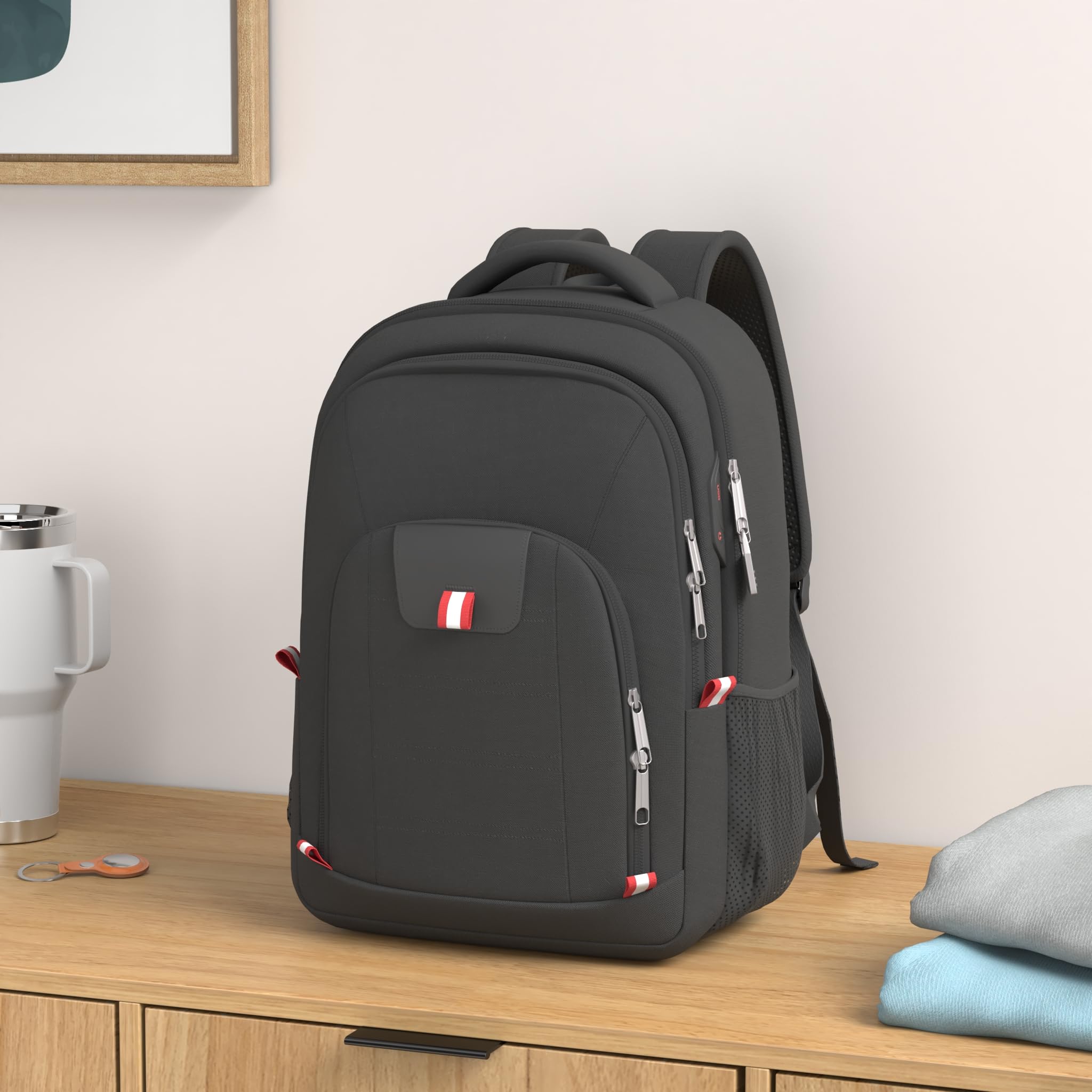 Foto 2 | Mochila Para Portátil Della Gao, Viajes De Negocios, Carga Usb De 15 Pulgadas - Venta Internacional.