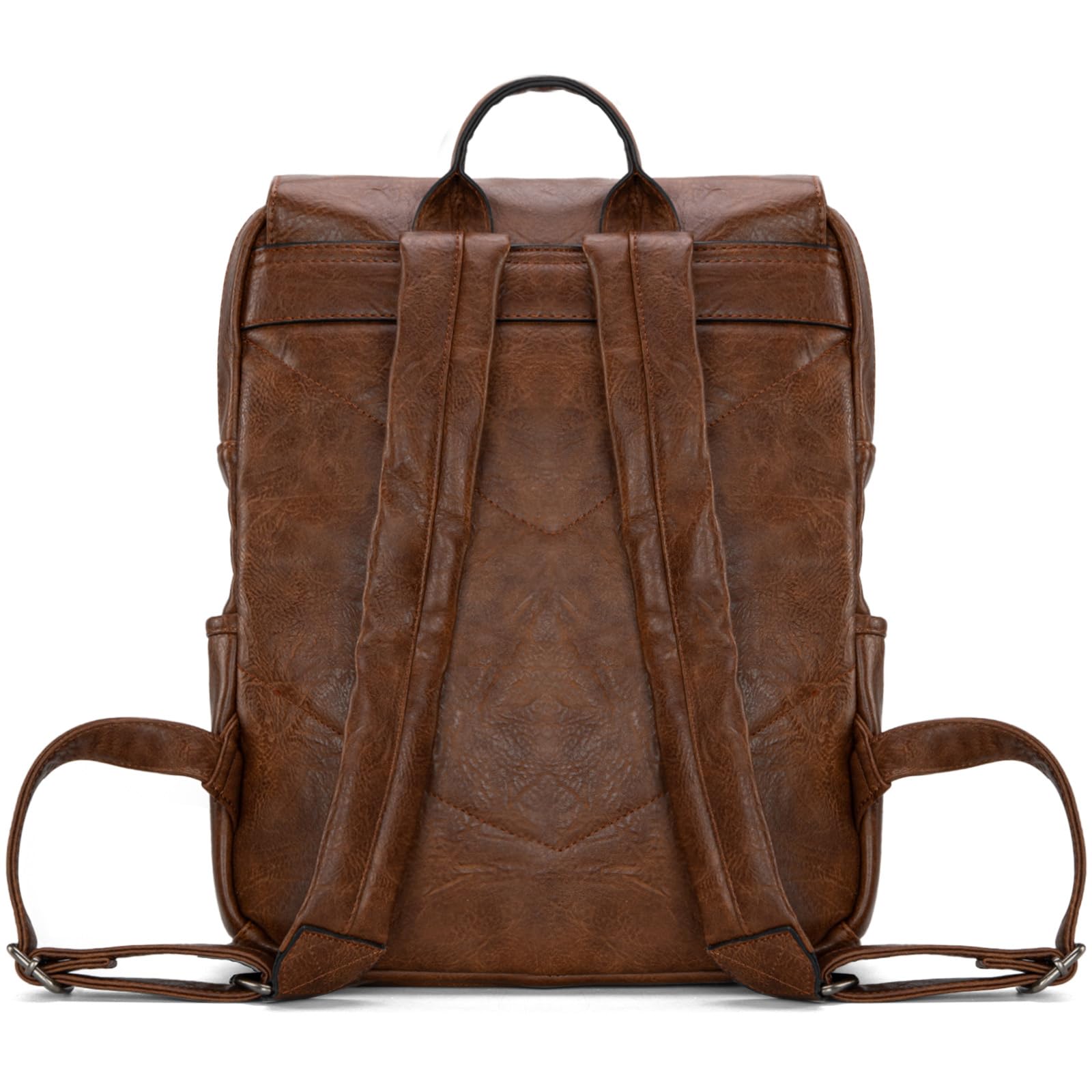 Foto 4 pulgar | Mochila Para Portátil Montana West × Wrangler Brown De Cuero Vegano - Venta Internacional.