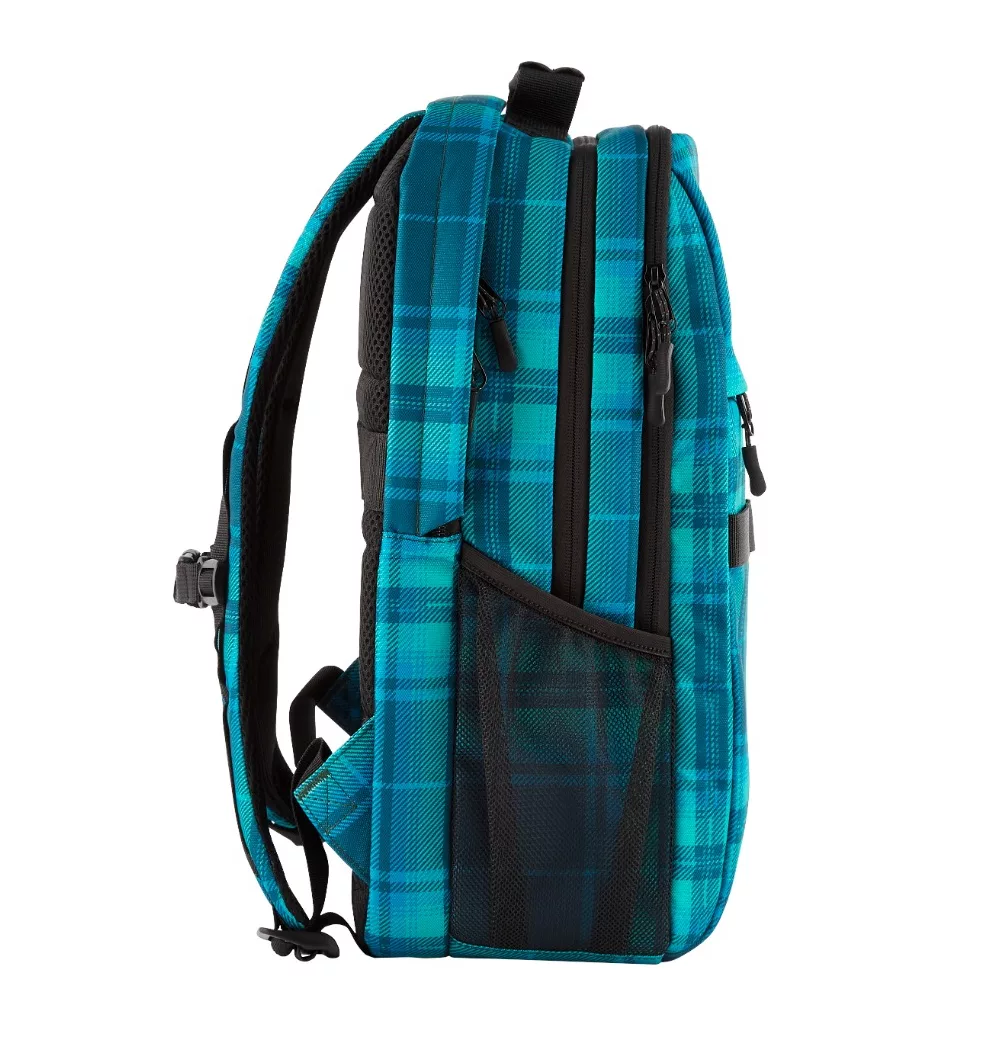 Foto 4 pulgar | Mochila Campus Xl 16,1 Para Laptop Diseño De La Tela Liso Azul Cuadros