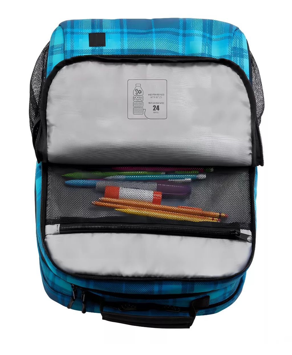 Foto 5 | Mochila Campus Xl 16,1 Para Laptop Diseño De La Tela Liso Azul Cuadros