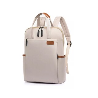 Foto 1 | Mochila Para Laptop Bolsa De Tela Oxford Eo Safe Imports Esi-18231 Beige